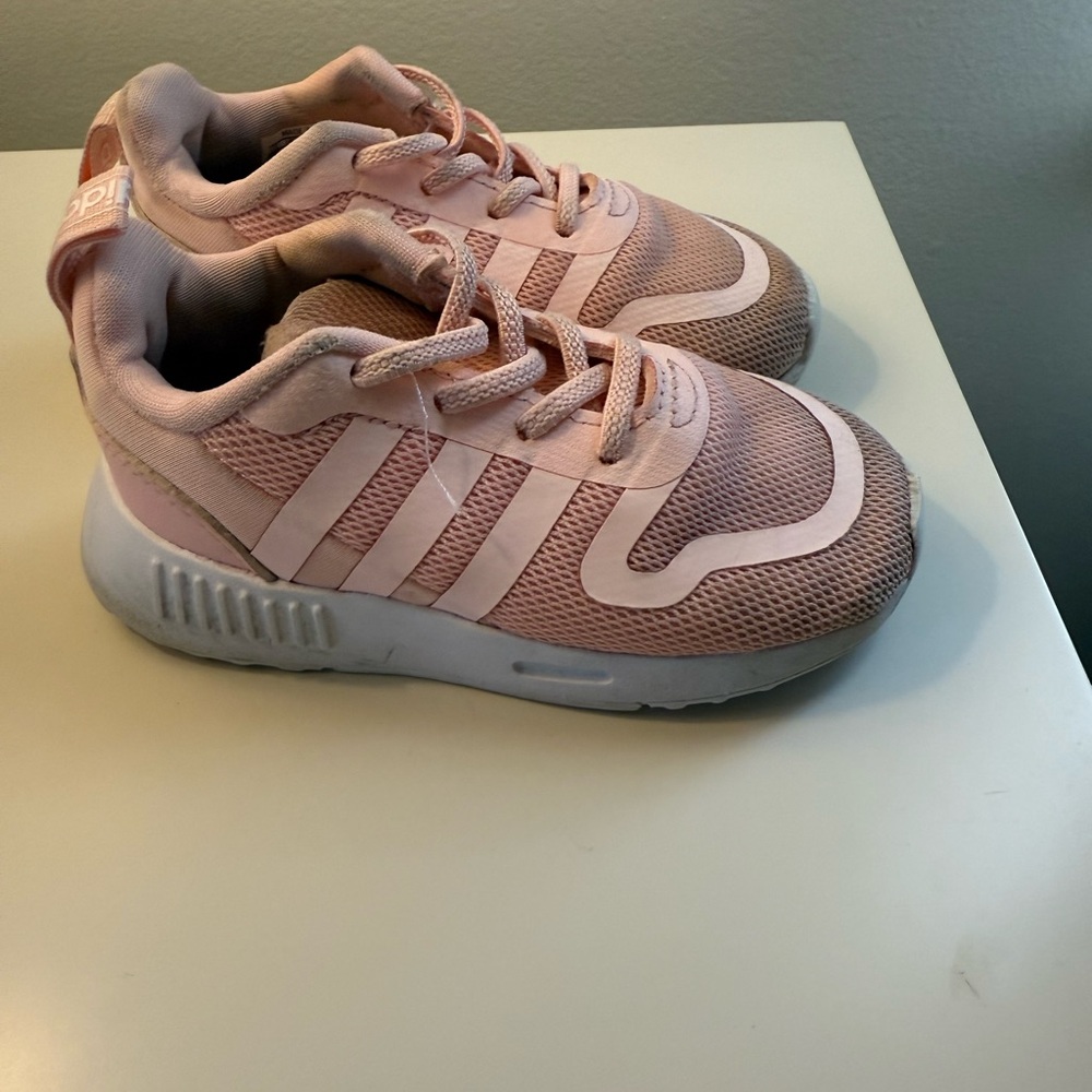 Adidas Kids Light Pink Sneakers